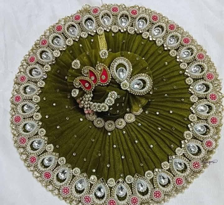 Heavy poshak for laddu gopal with pagdi