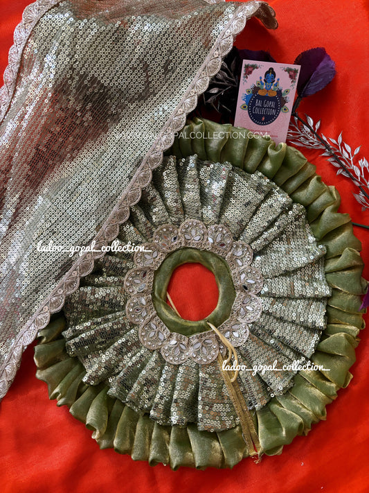Premium Shimmer poshak for laddu gopal