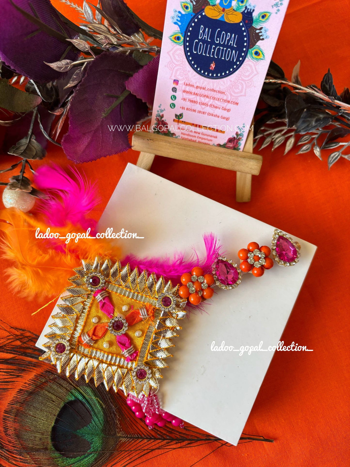 Heavy bansi for laddu gopal size 4-5-6