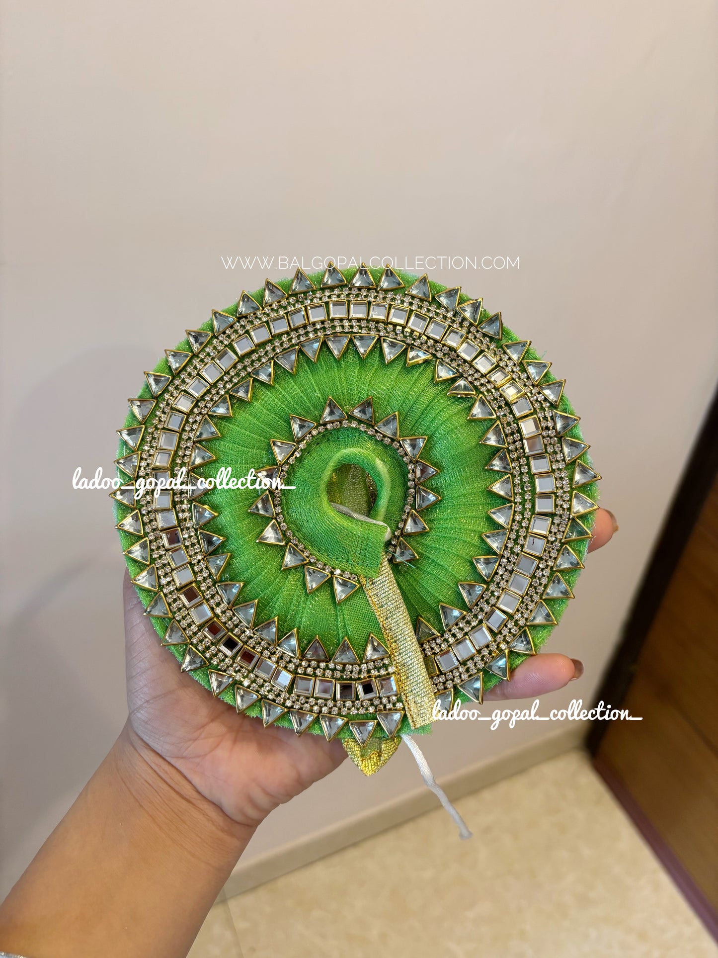 Heavy teej poshak for laddu gopal/ radha rani