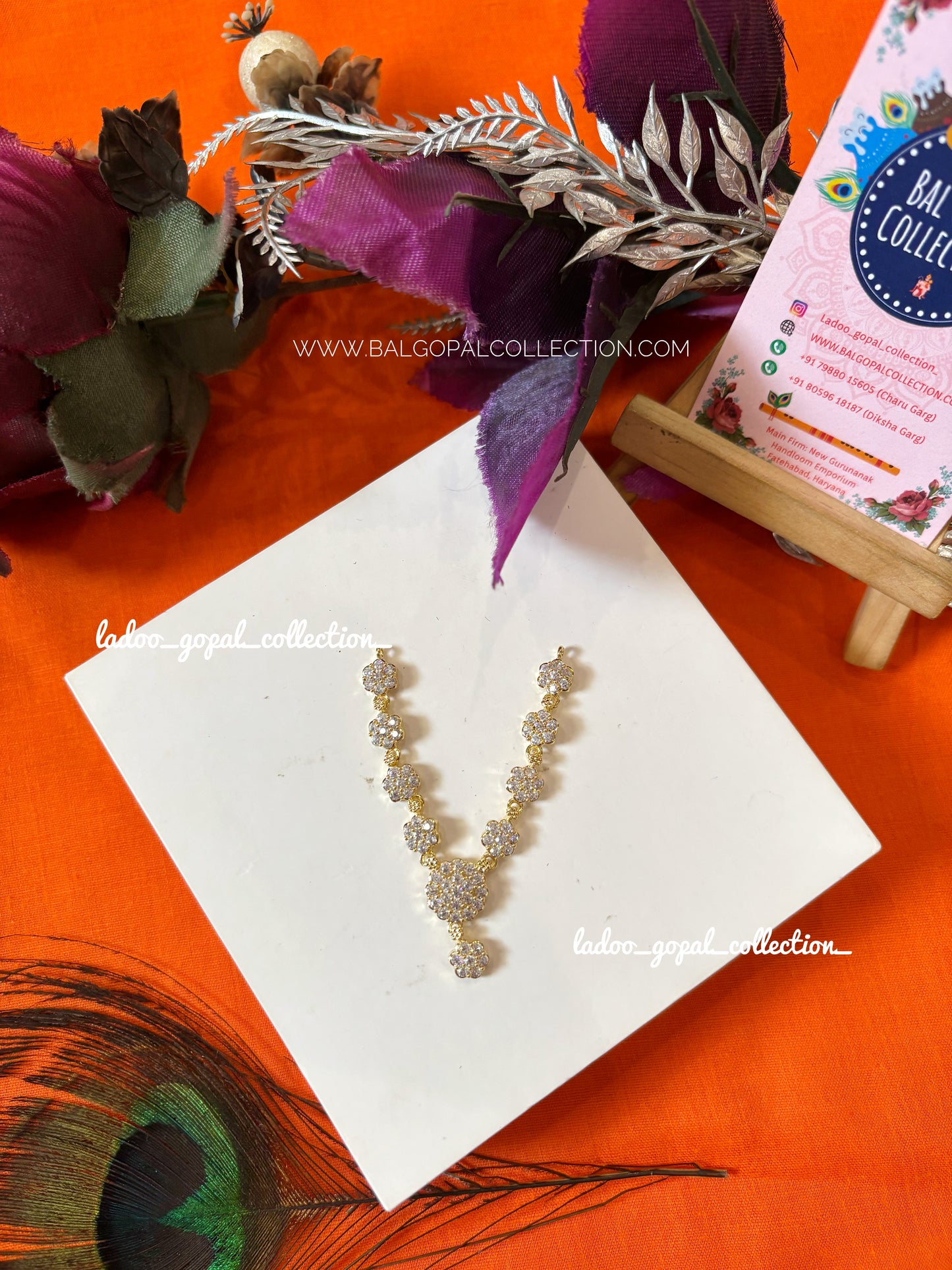 AD mala for laddu gopal size 3 to 6