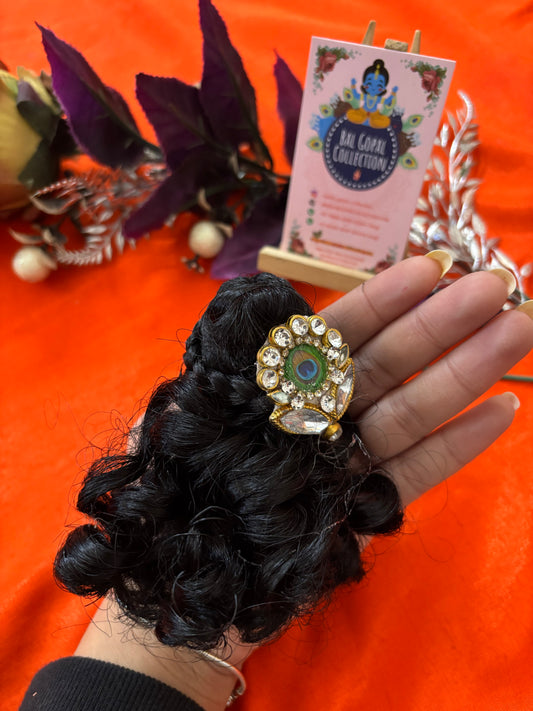 Heavy kesh for laddu gopal size 4-5