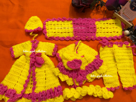 Woollen radha krishna poshak