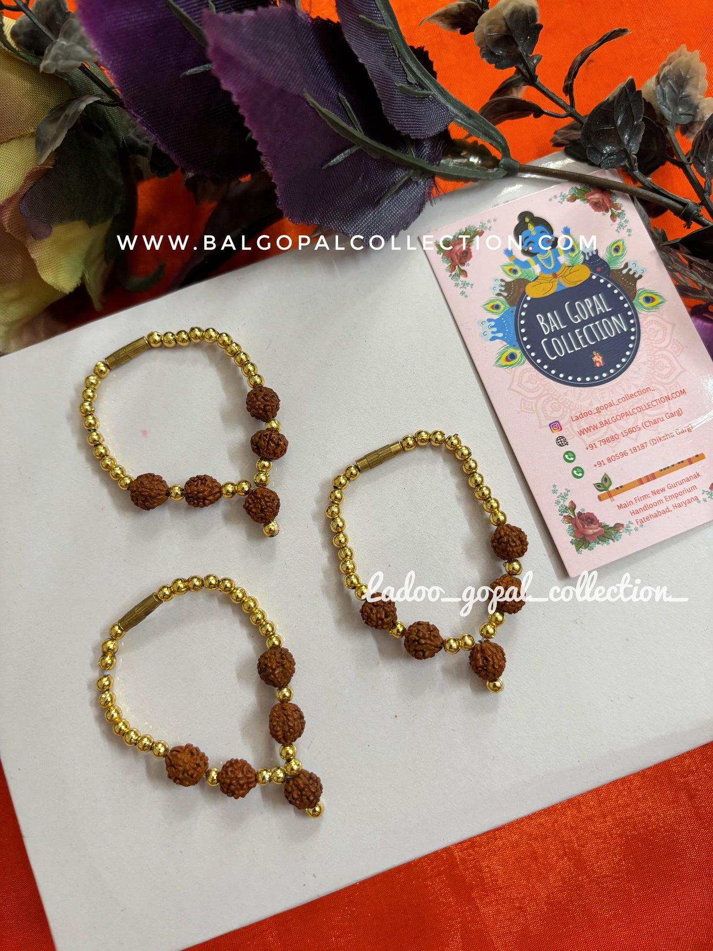 Rudraksha mala for laddu gopal