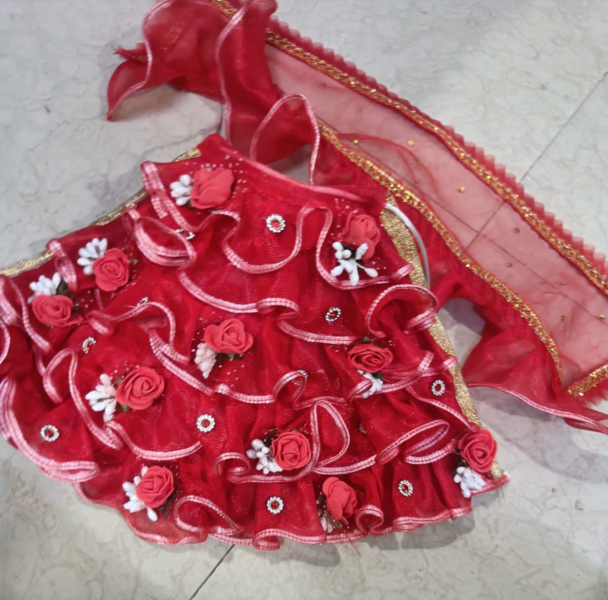 Lehnga Patka for Mata Rani