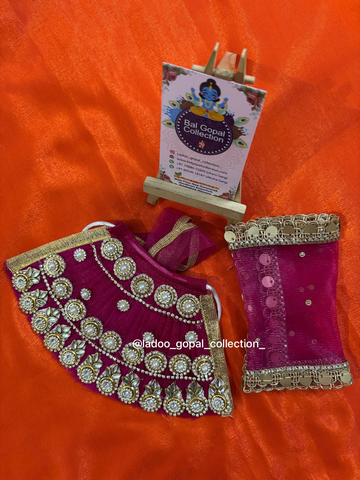 Lehnga Patka for Mata Rani