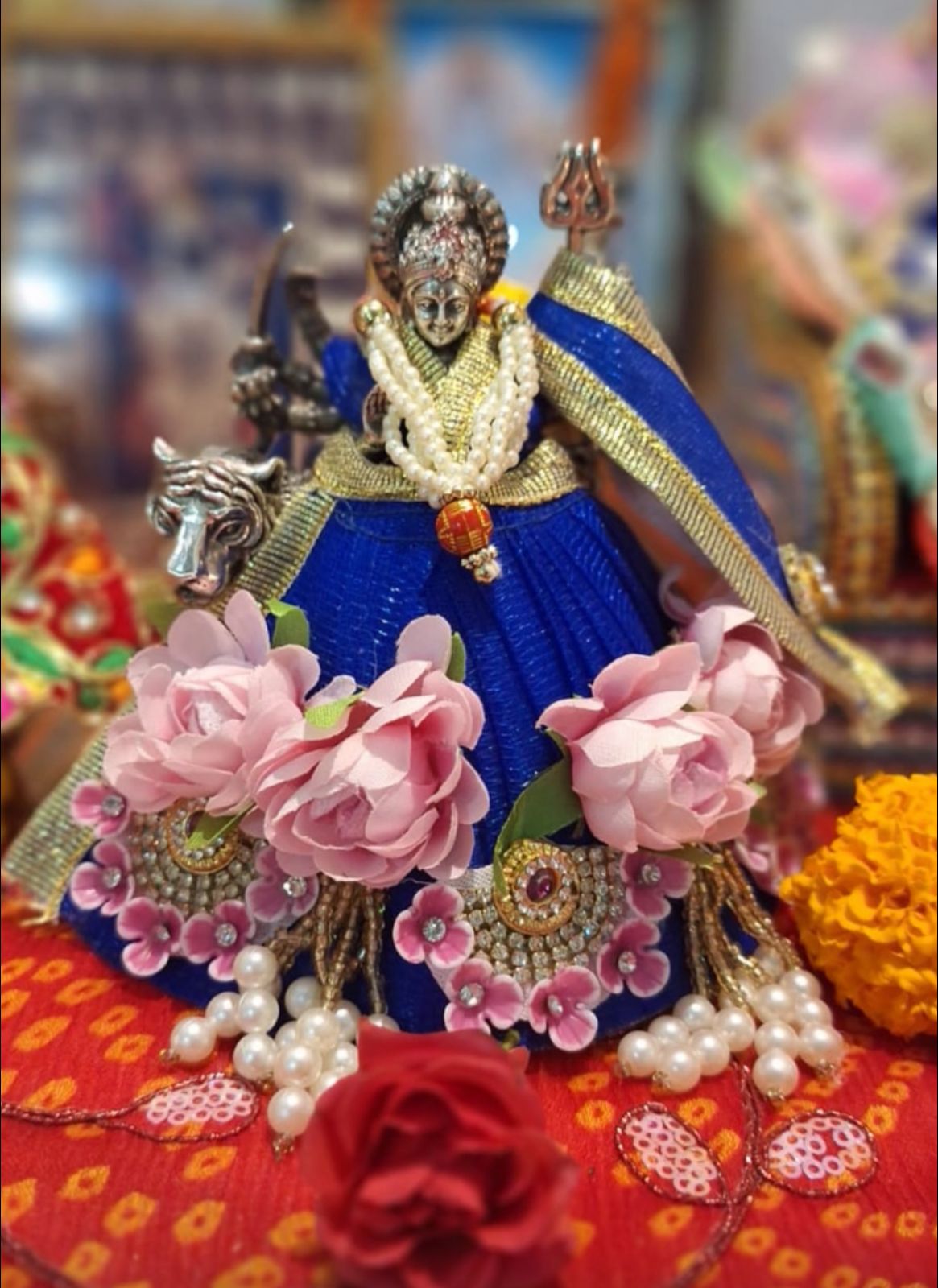 Lehnga Patka for Mata Rani