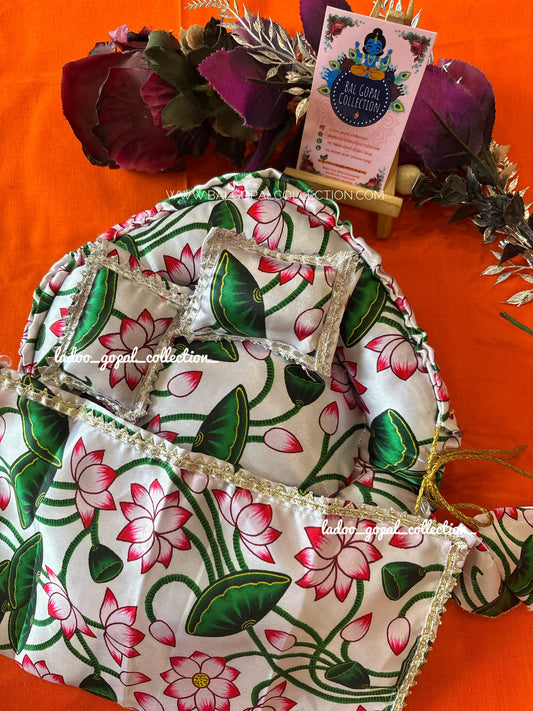 Satin bistar for laddu gopal