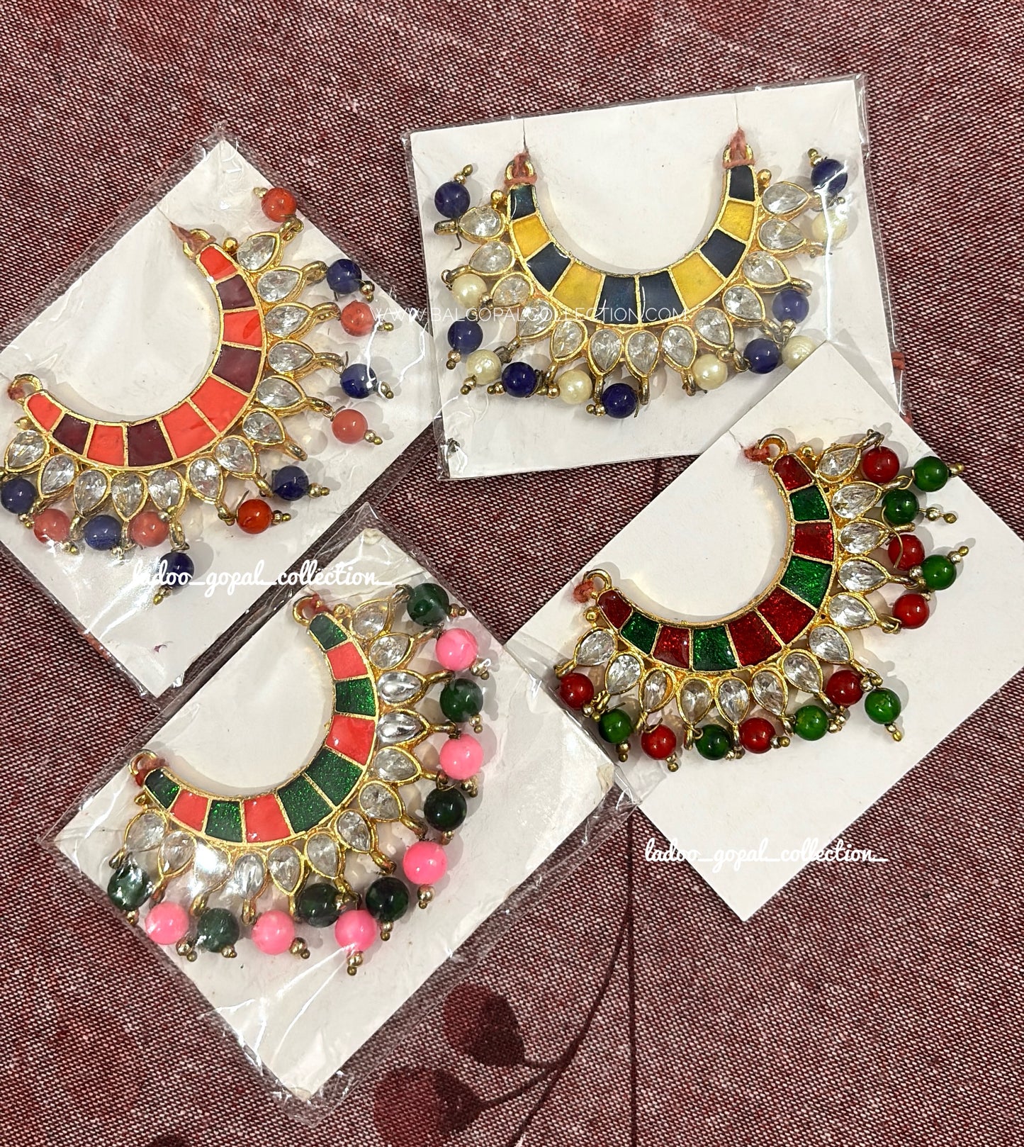 Heavy meenakari choker for laddu gopal size 4-5-6