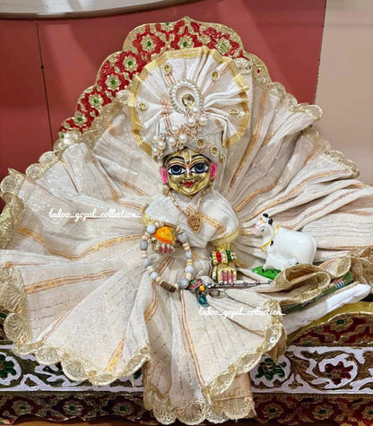 Khadi cotton poshak for laddu gopal
