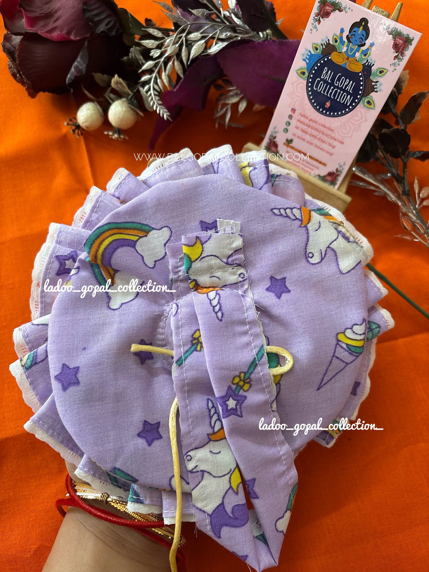 Cotton dresses for laddu gopal (7 designs)