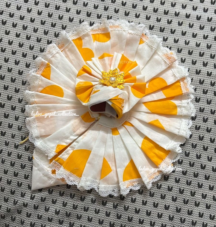 Pure cotton heart poshak for laddu gopal