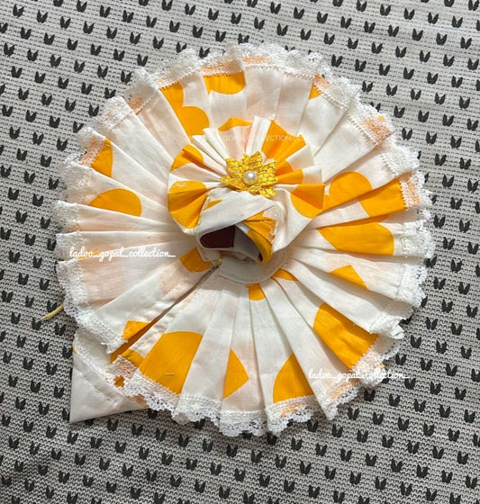 Pure cotton heart poshak for laddu gopal