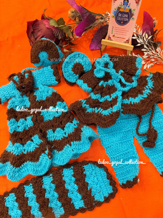 Woollen radha krishna poshak