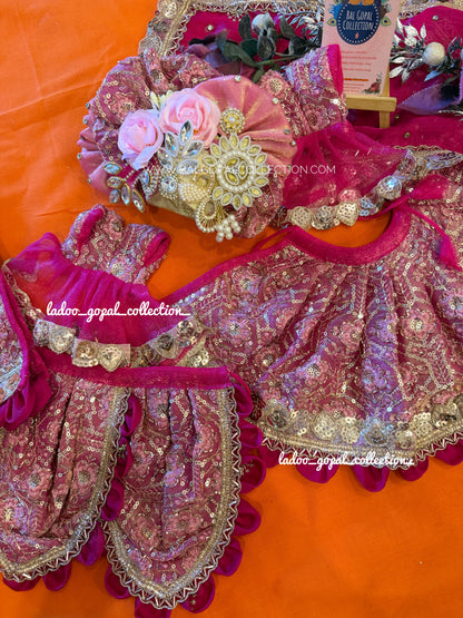 Premium Radha krishna poshak (RK set)