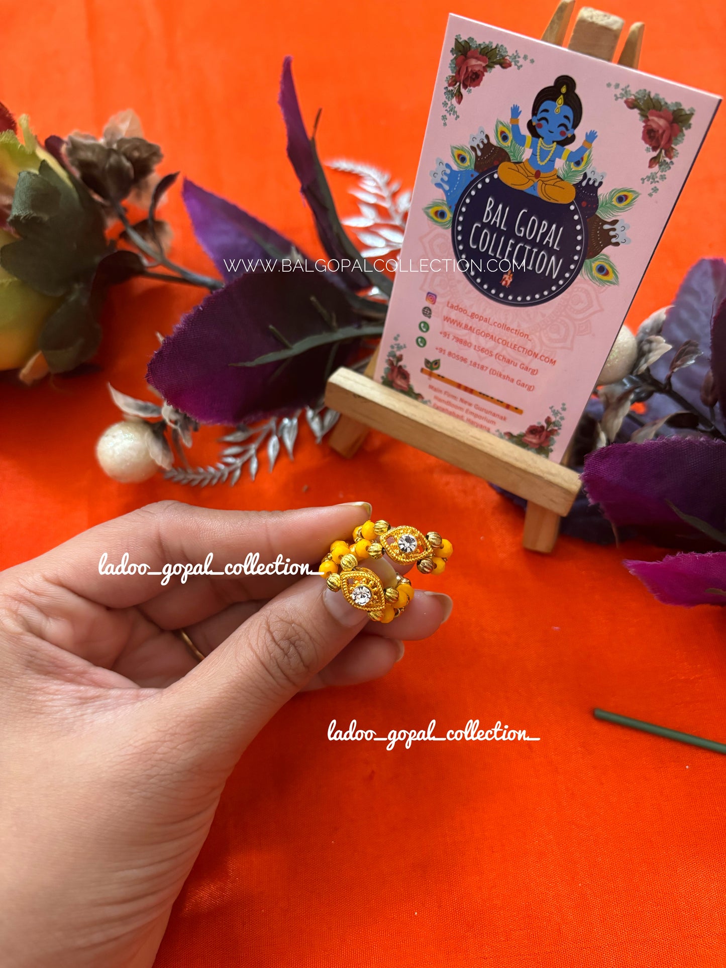 Bangles for laddu gopal size 4-5