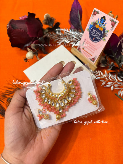 Shahi kundan mala for laddu gopal