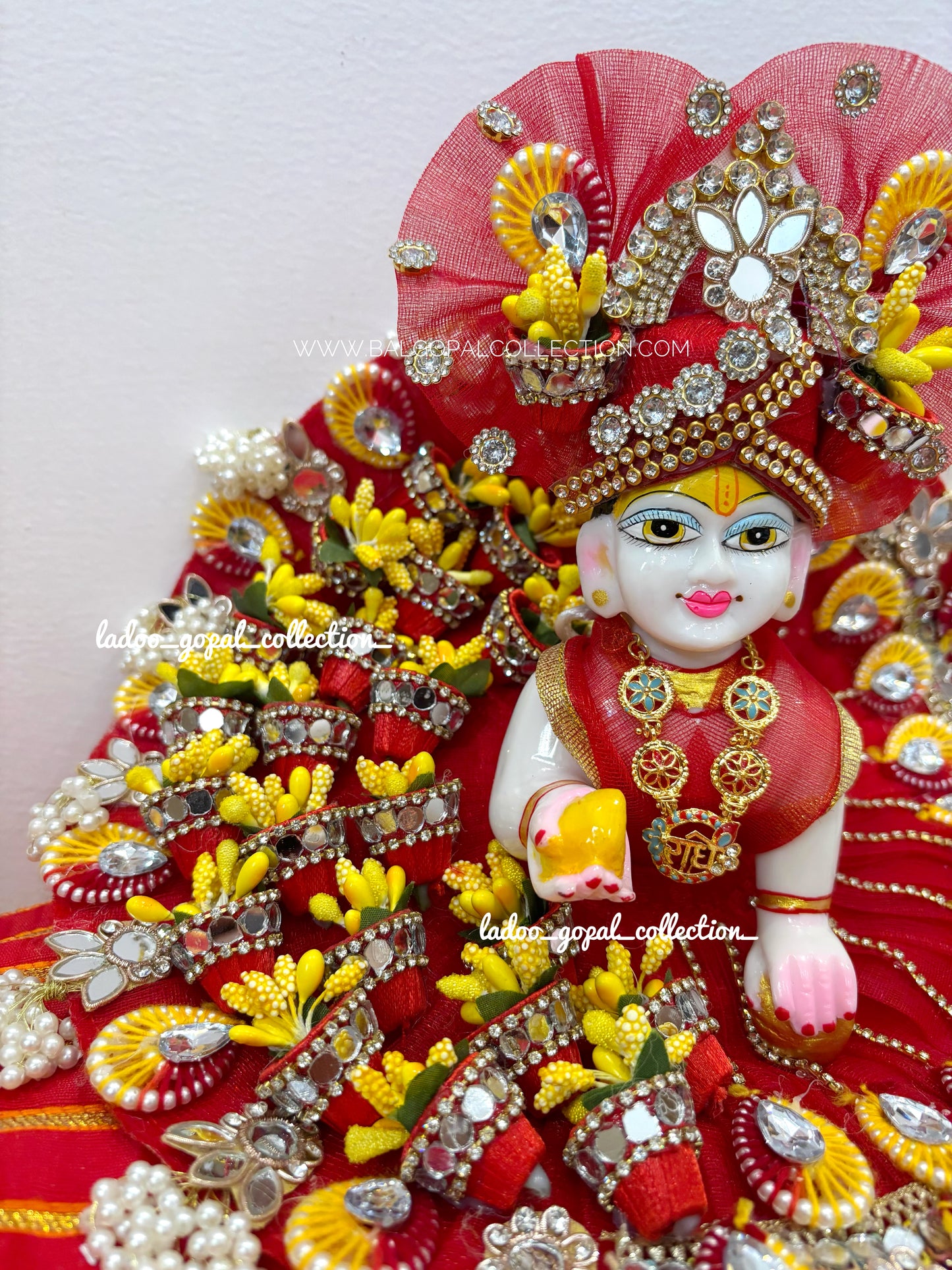 Premium Laddu Gopal Poshak with Pagdi