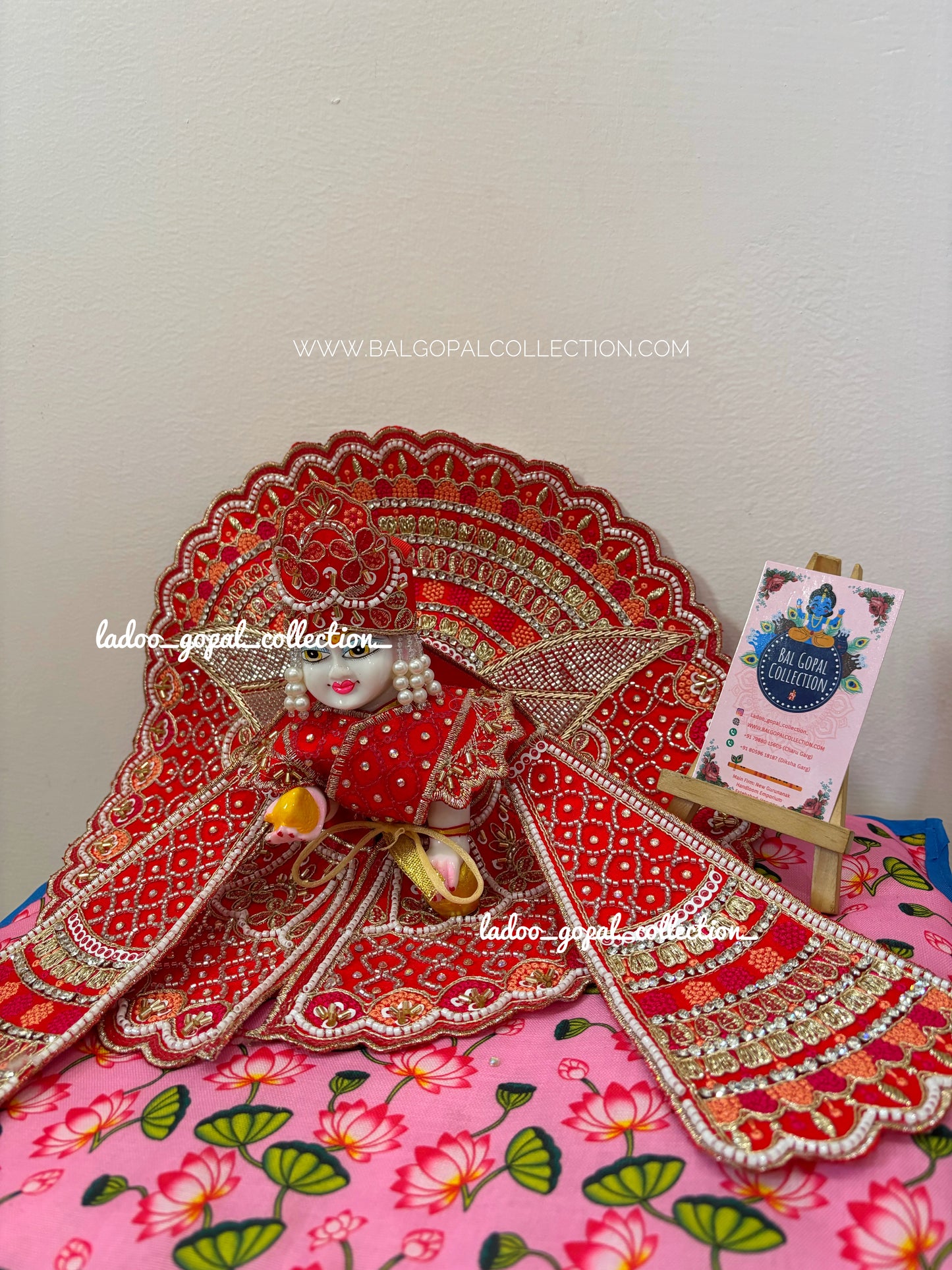 Premium heavy poshak for laddu gopal