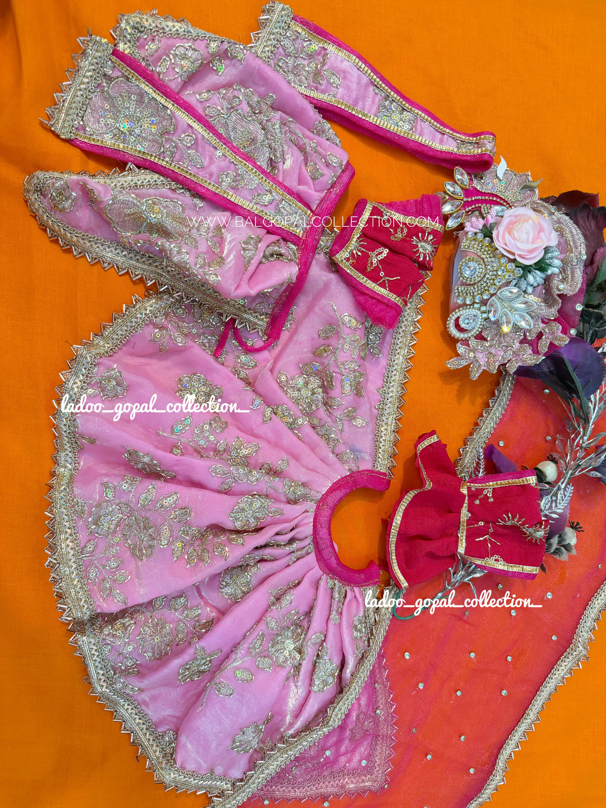 Premium Radha krishna poshak (RK set)