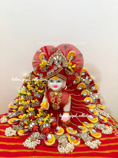 Premium Laddu Gopal Poshak with Pagdi