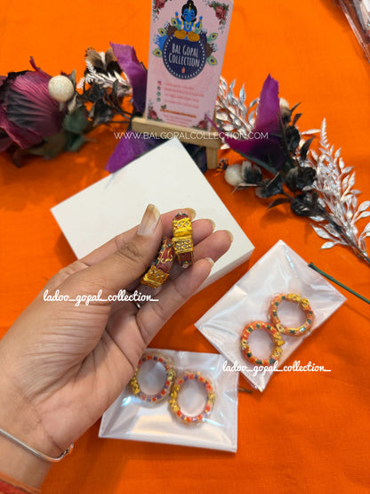 Heavy bangles for radha krishna