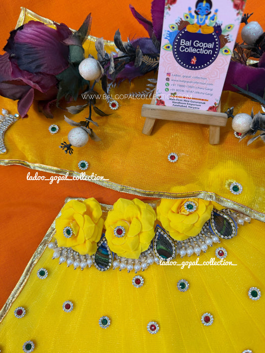 Premium yellow lehnga for mata rani