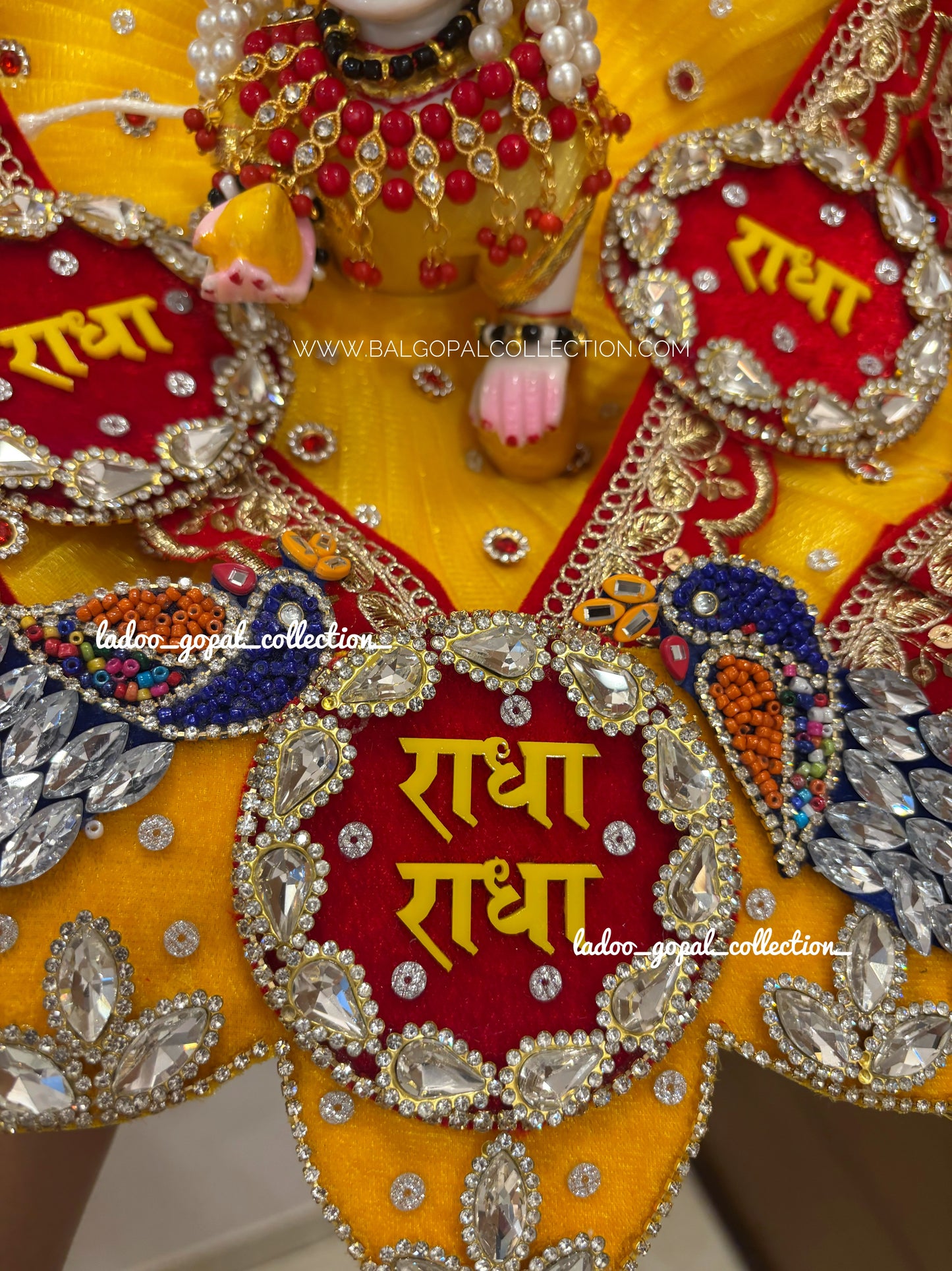 Radhe radhe poshak for laddu gopal || Janamashtami special