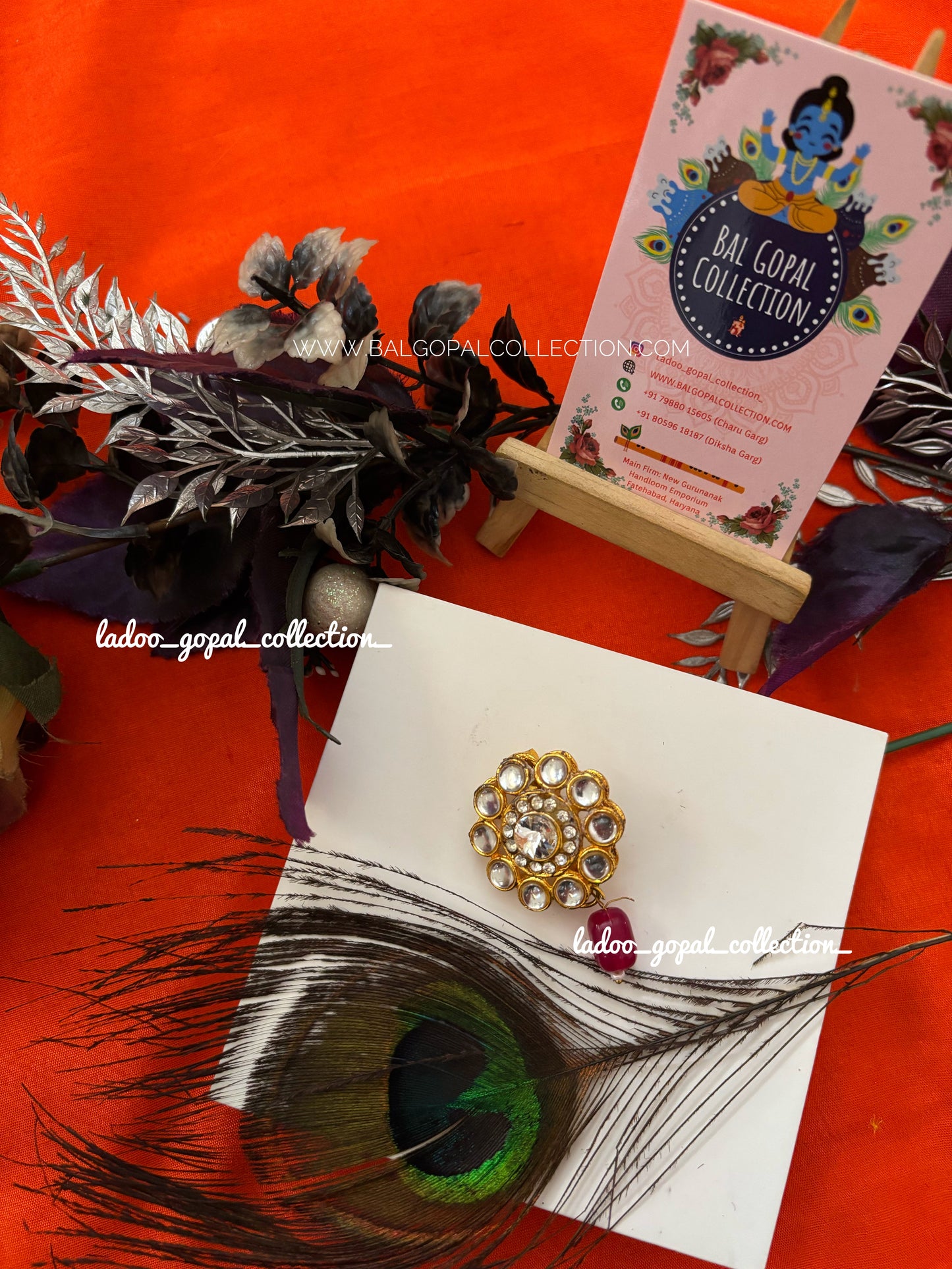 Heavy kundan kilangi for pagdi