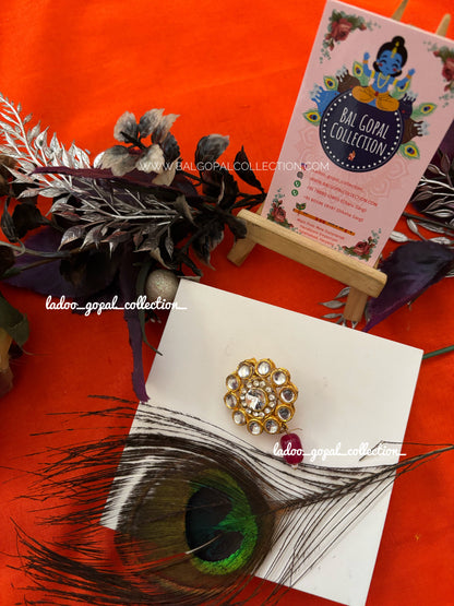 Heavy kundan kilangi for pagdi