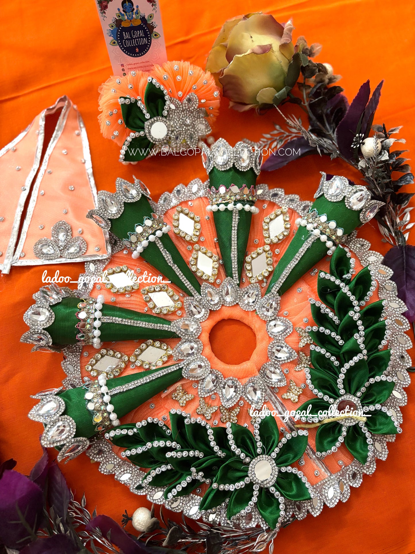 Mohan heavy poshak for laddu gopal