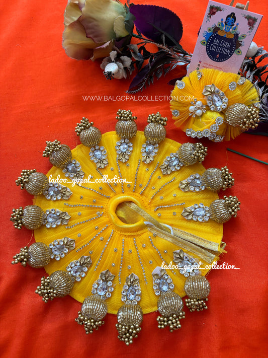 Rajsi Swarn Poshak for laddu gopal/ Radha rani