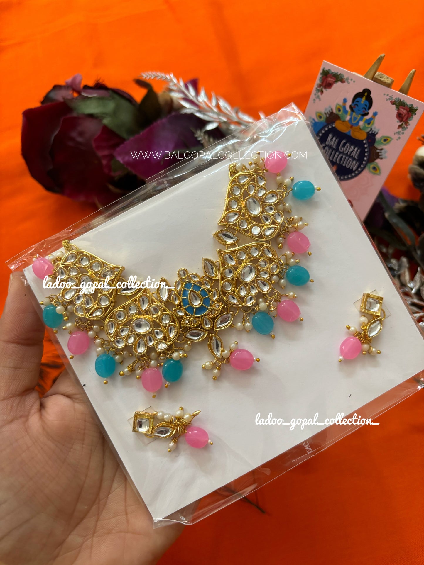 Premium Rajvanshi haar for laddu gopal