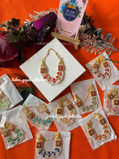 Premium kundan mala for laddu gopal size 4-5-6-7