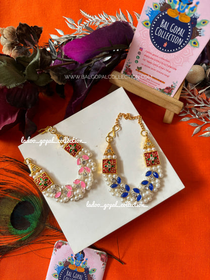 Premium kundan mala for laddu gopal size 4-5-6-7