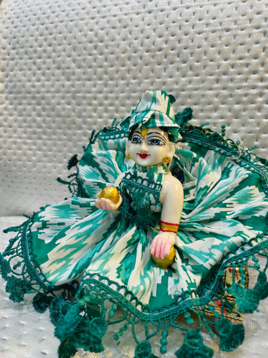 Cotton dress for laddu gopal size 2-3