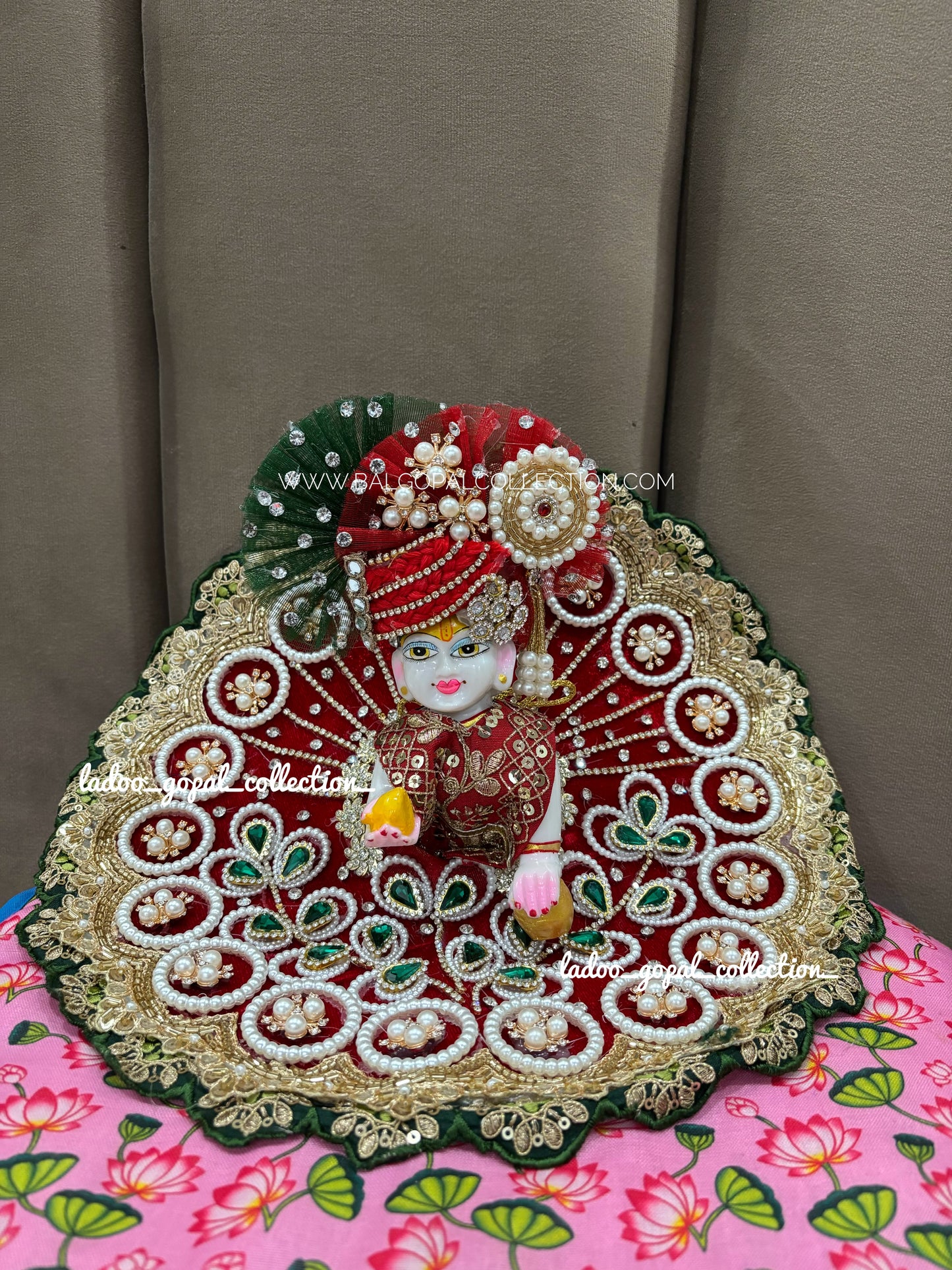Premium janamashtami poshak for laddu gopal