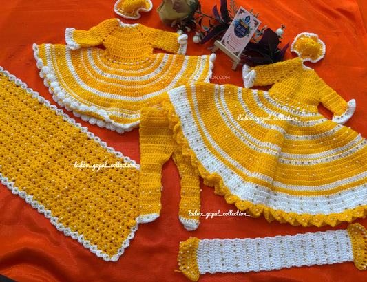 Woollen radha krishna poshak