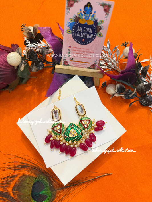 Heavy shahi mala for Radha krishna