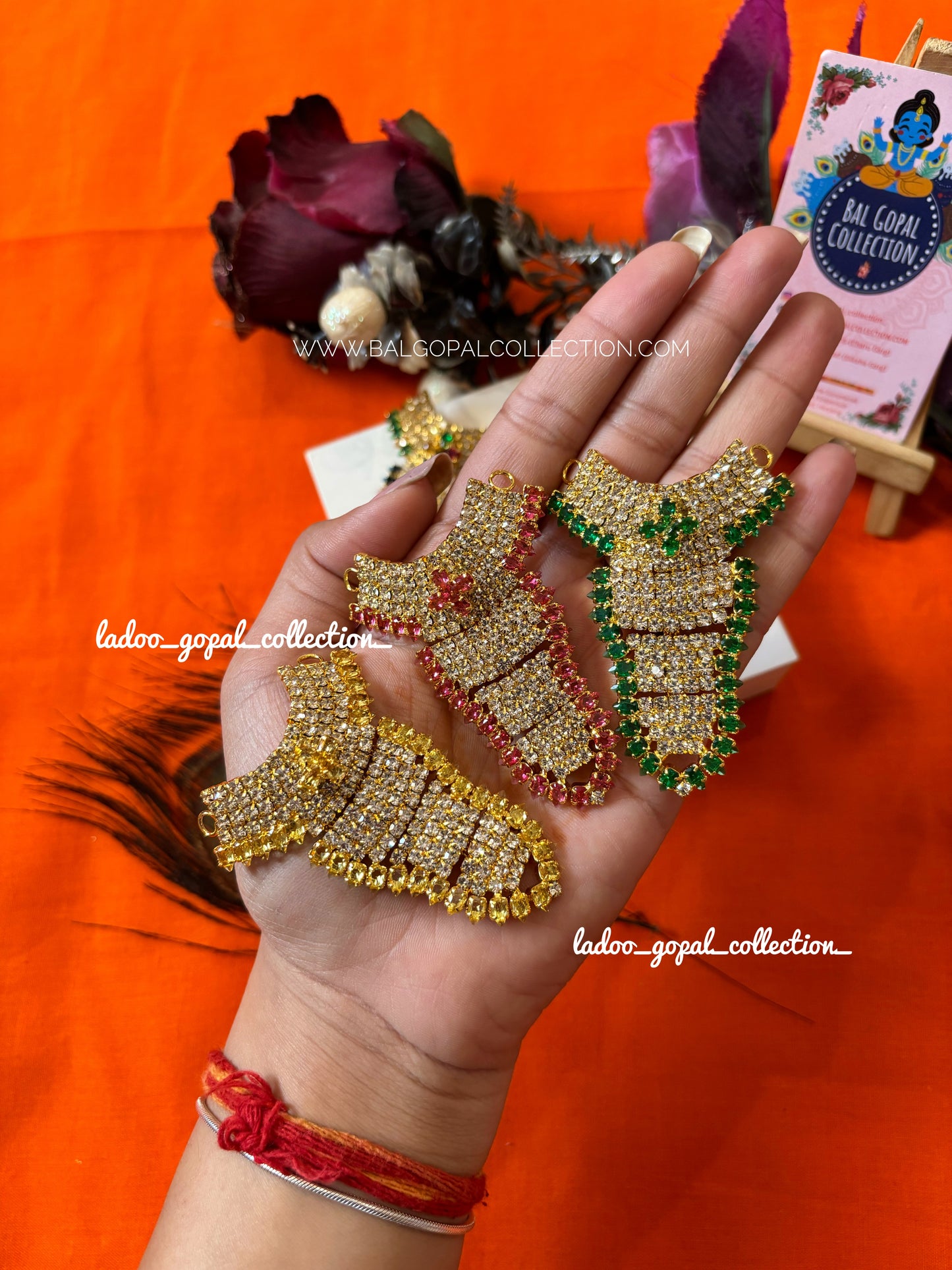 Premium semi AD haar for laddu gopal