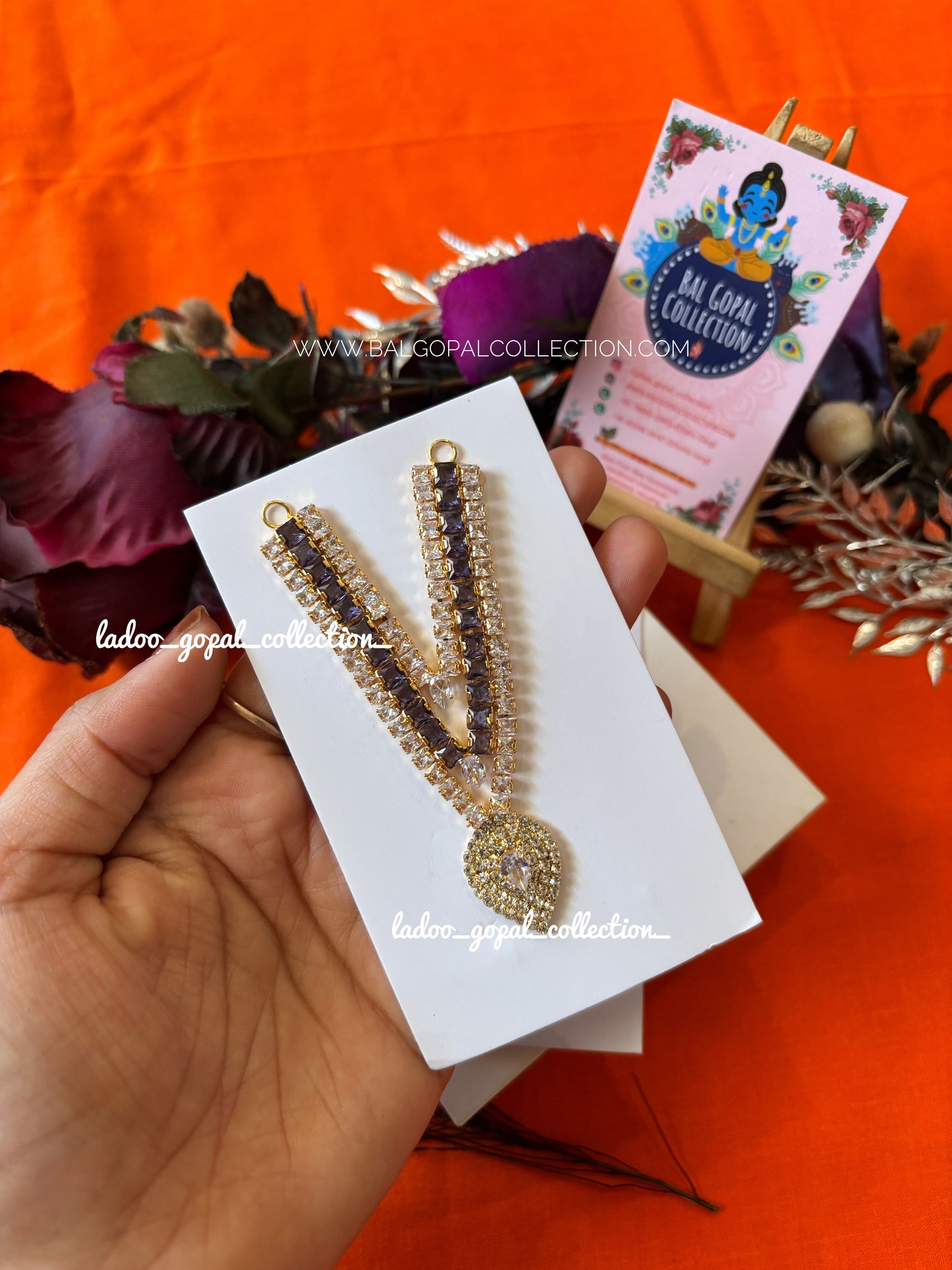 Premium layer AD mala for laddu gopal size 5-6-7