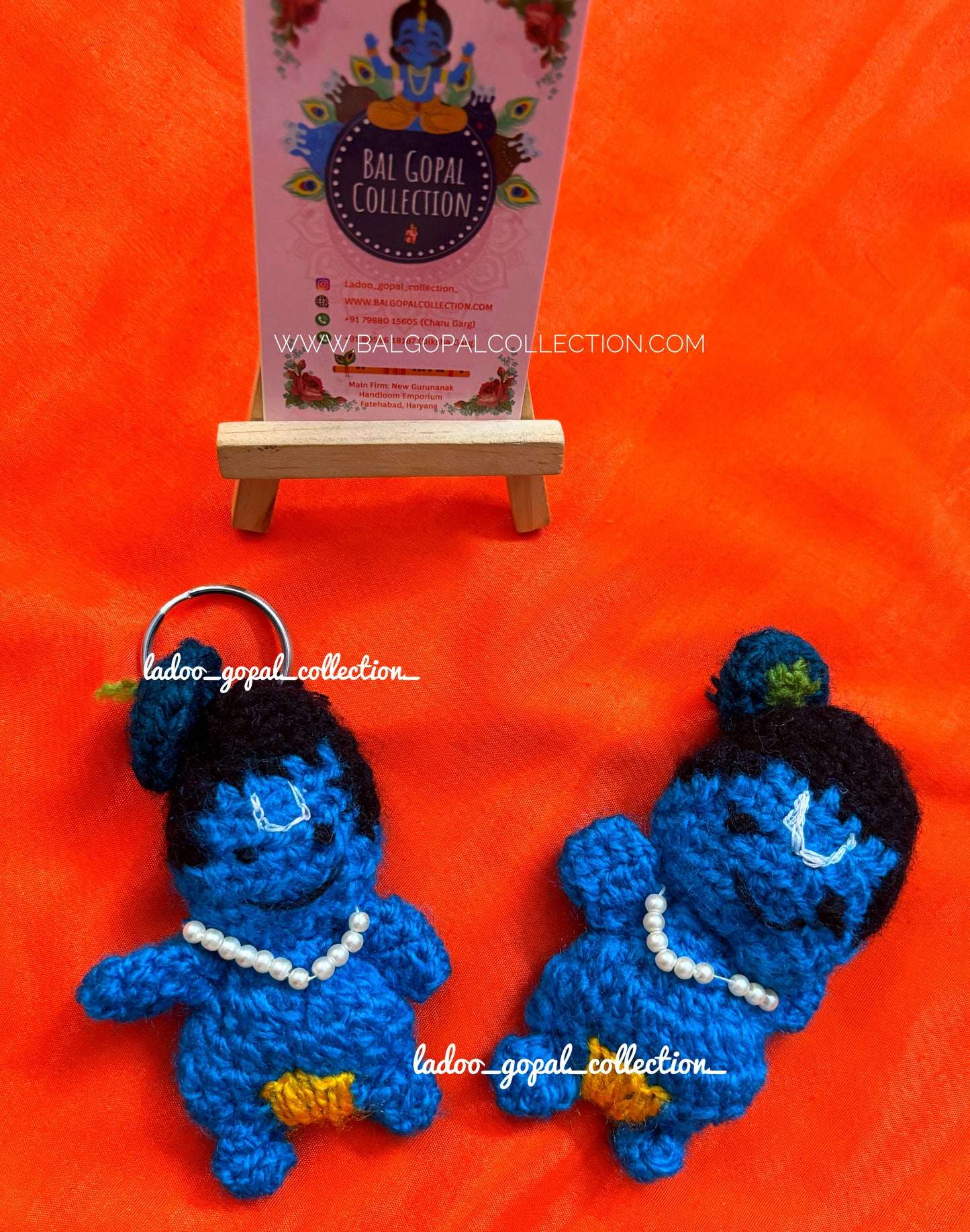 Keychain laddu gopal