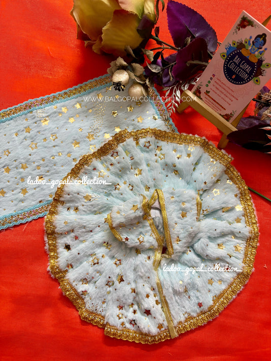 Fur winter poshak for laddu gopal size 4