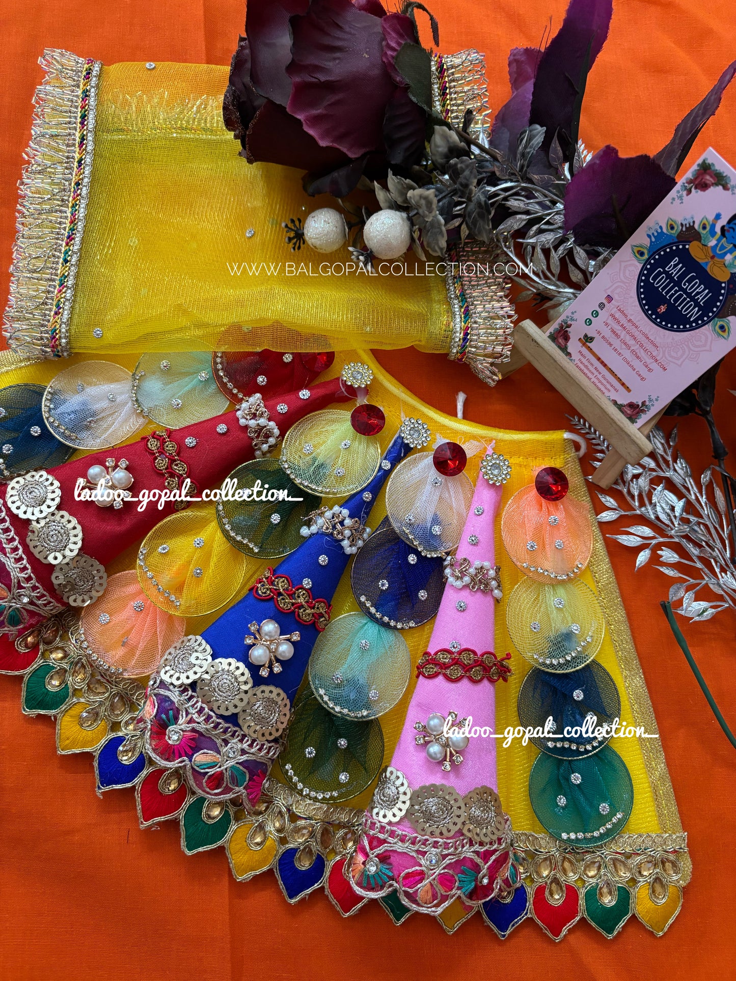 Heavy multi lehnga for mata rani