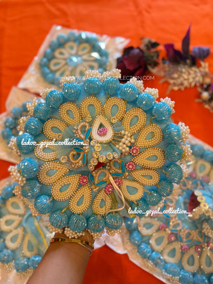 Neelam Moti poshak for janamashtami