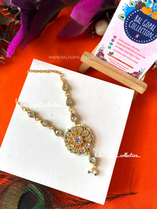 Premium Jadau stone heavy mala