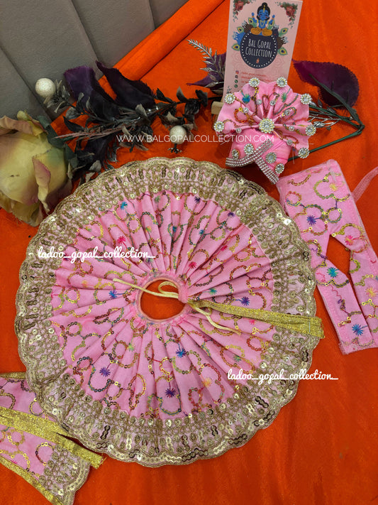 Summer poshak with pagdi for laddu gopal