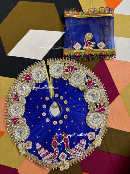 Heavy poshak for Radha Ashtami