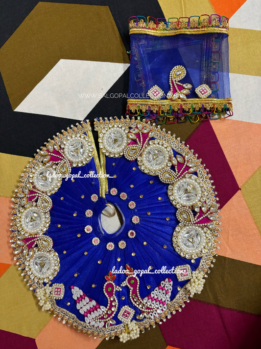 Heavy poshak for Radha Ashtami