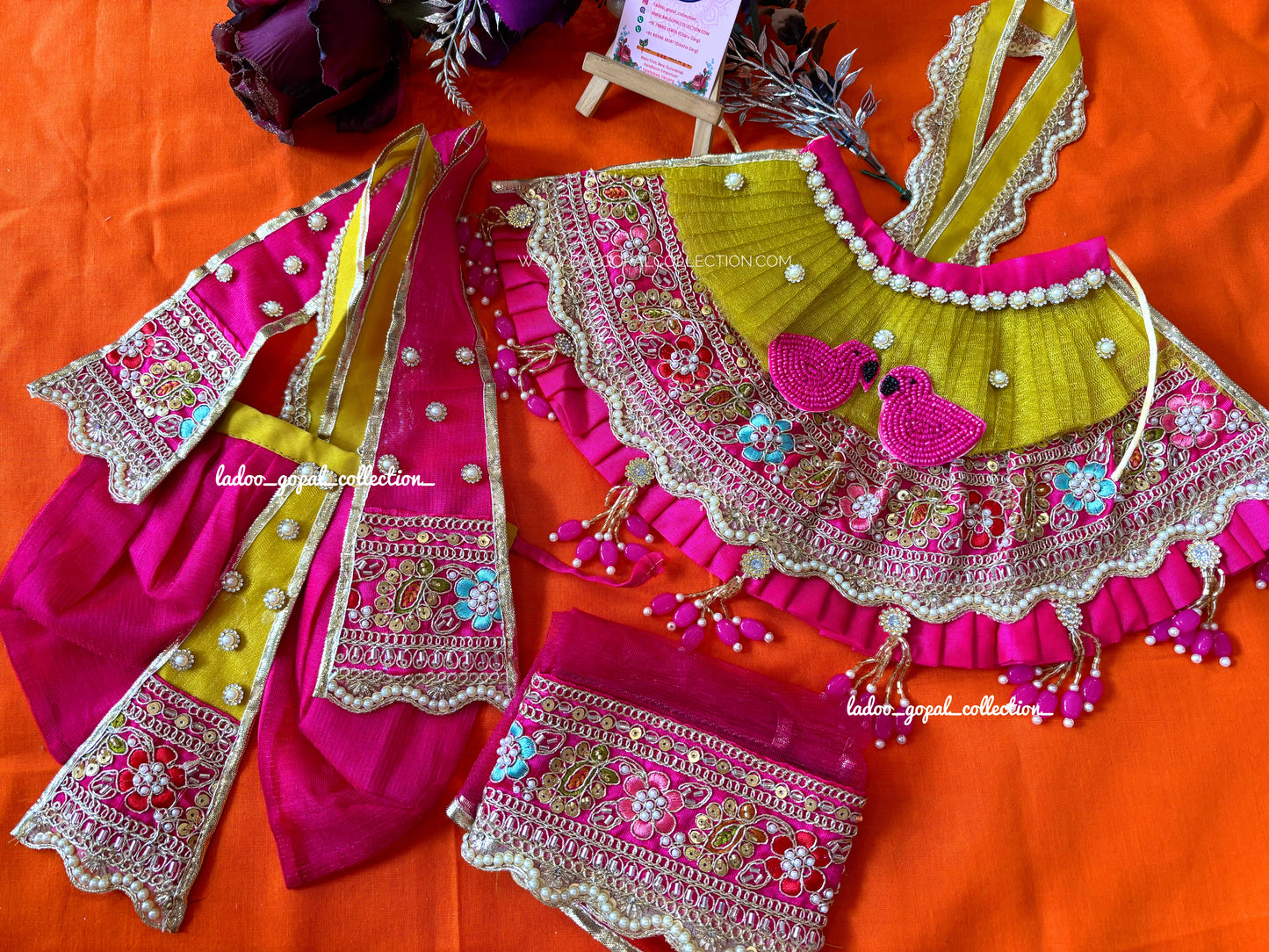 Royal Teej radha krishna poshak (RK SET)